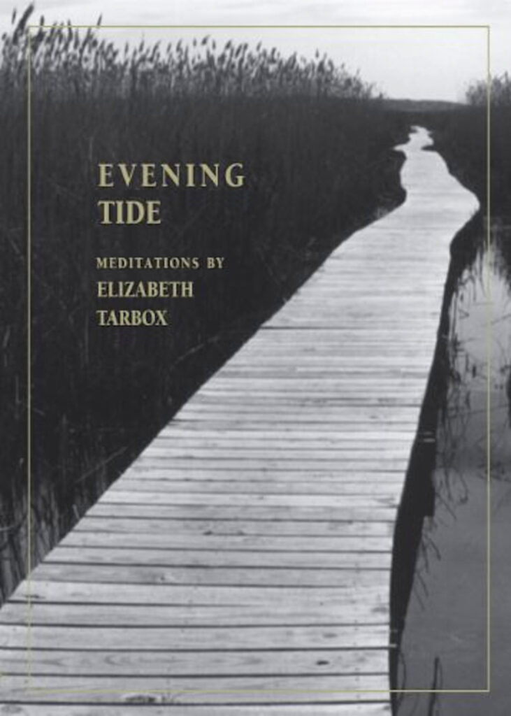 Facsimile of cover of the book "Evening Tide"
