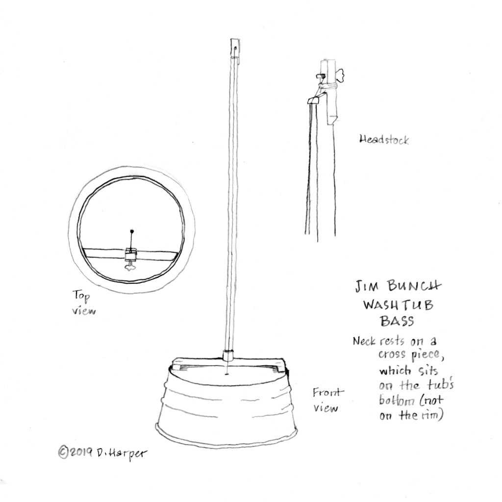 Jum Bunch washtub bass