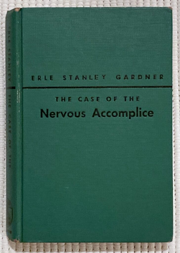 Green book cover, with no dust jacket.