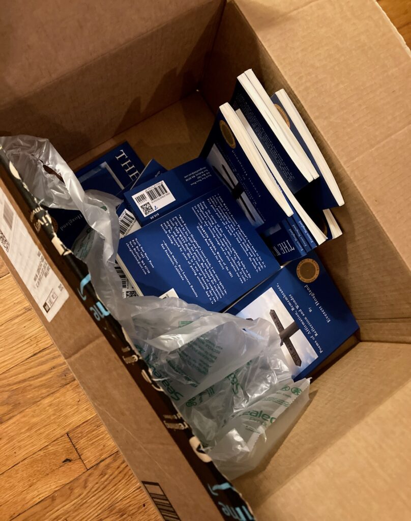 New books shipped in too large a box.