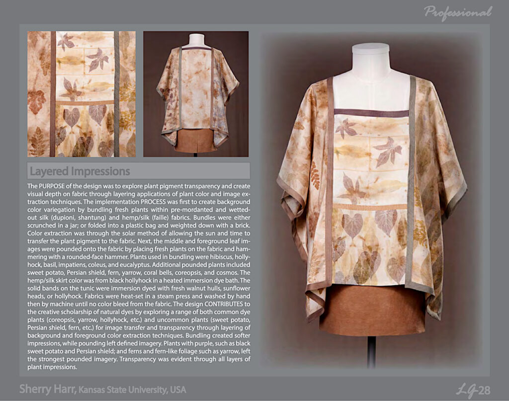 Screenshot of an online design catalog showing a dress.